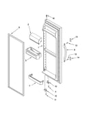 Refrigerator door parts