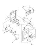 Dispenser front parts
