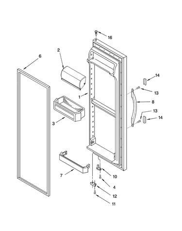 Refrigerator door parts