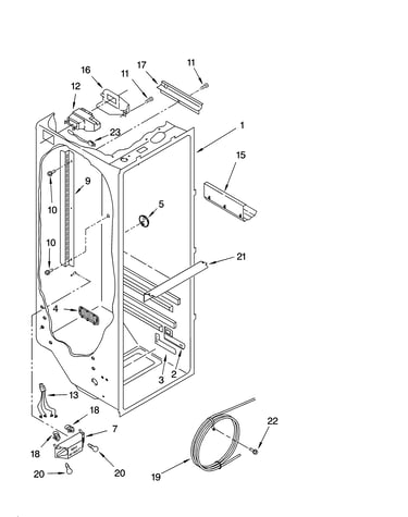 Refrigerator liner parts
