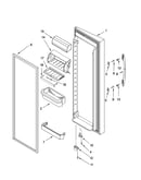 Refrigerator door parts