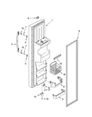 Freezer door parts