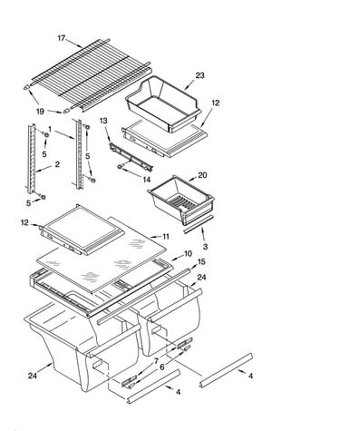 Shelf parts