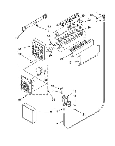 Icemaker parts, optional parts