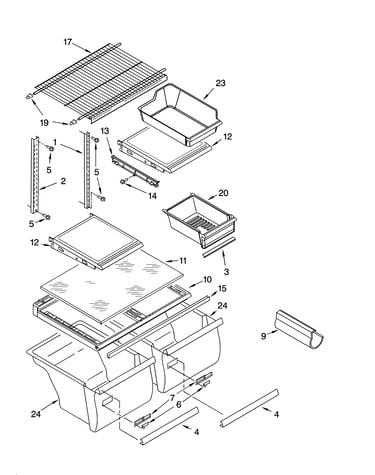Shelf parts