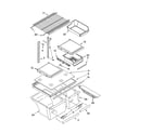 Kenmore 10664933400 shelf parts diagram