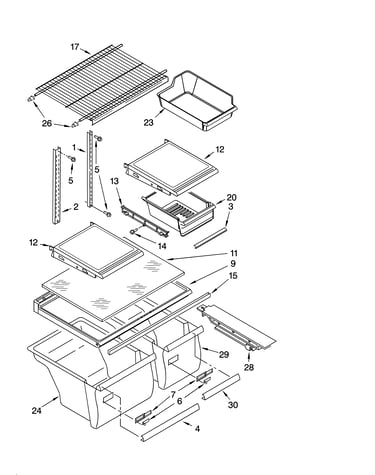 Shelf parts