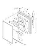 Refrigerator door parts