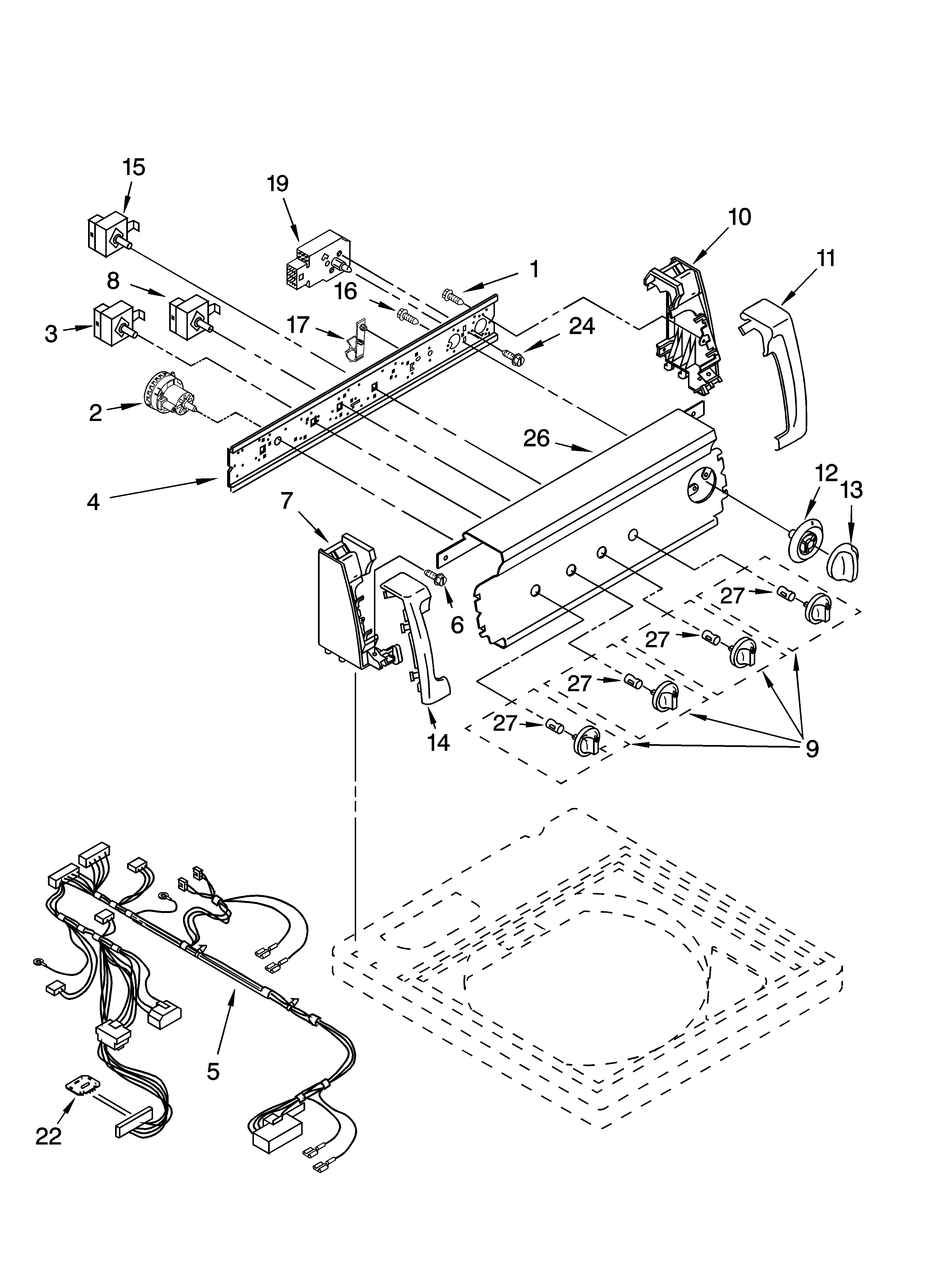 Control panel parts