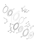 Door and latch parts