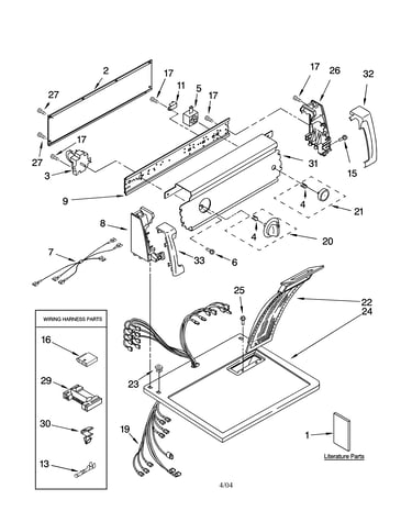 Top and console parts