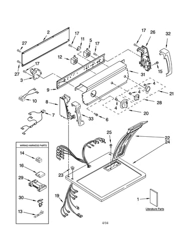 Top and console parts