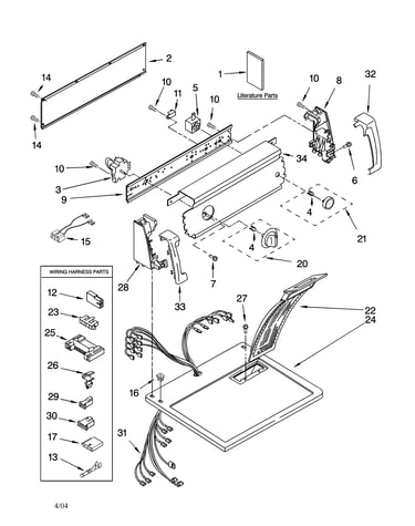Top and console parts