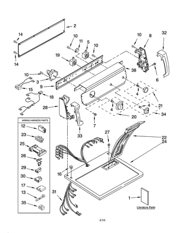 Top and console parts