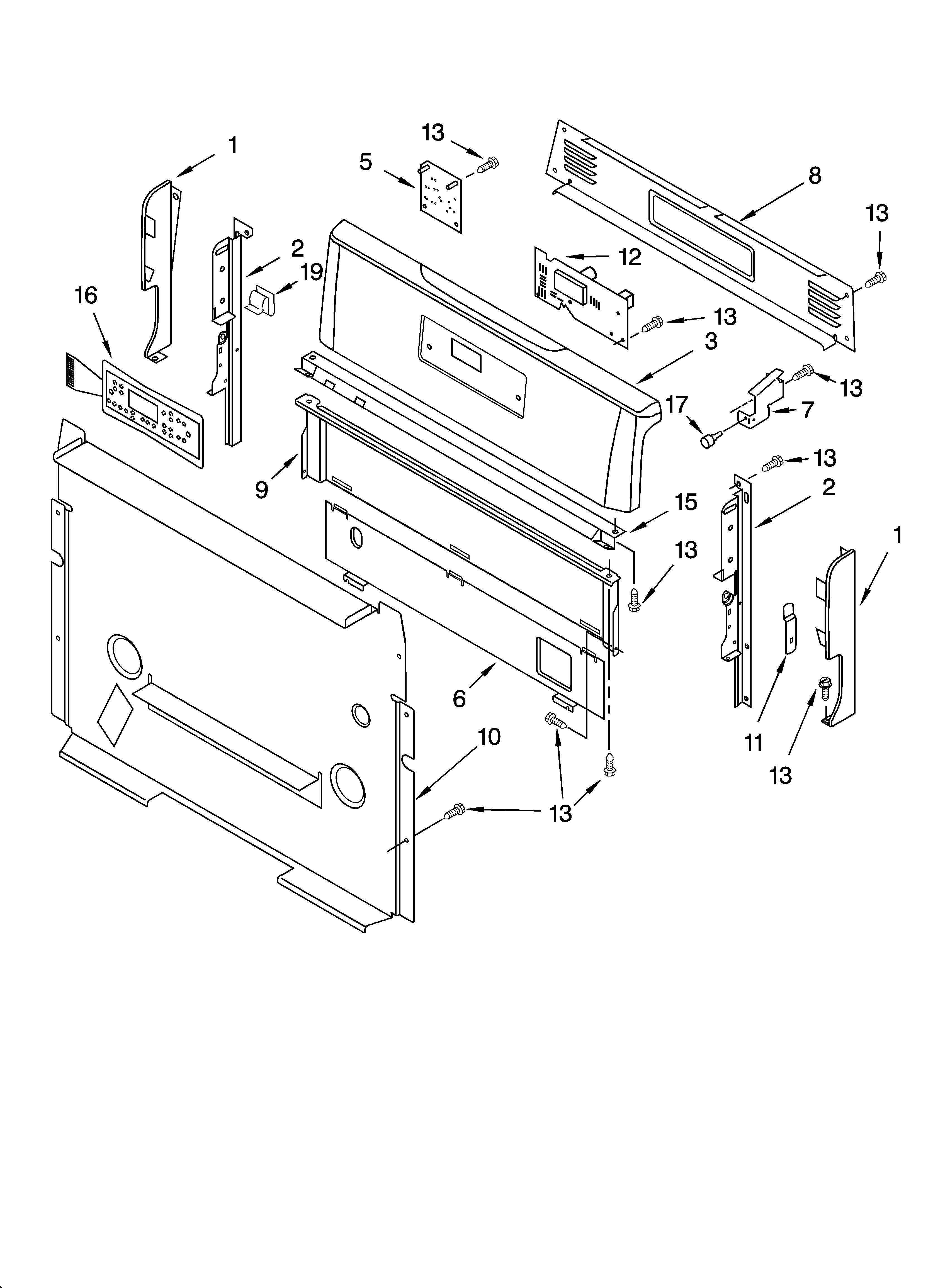 CONTROL PANEL PARTS