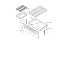 Kenmore 66572002102 drawer & broiler parts, miscellaneous parts diagram