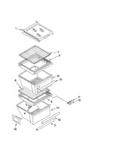 Refrigerator shelf parts