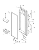 Refrigerator door parts