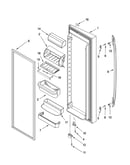 Refrigerator door parts