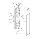 Kenmore 10655244400 freezer door parts diagram