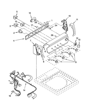 Control panel parts