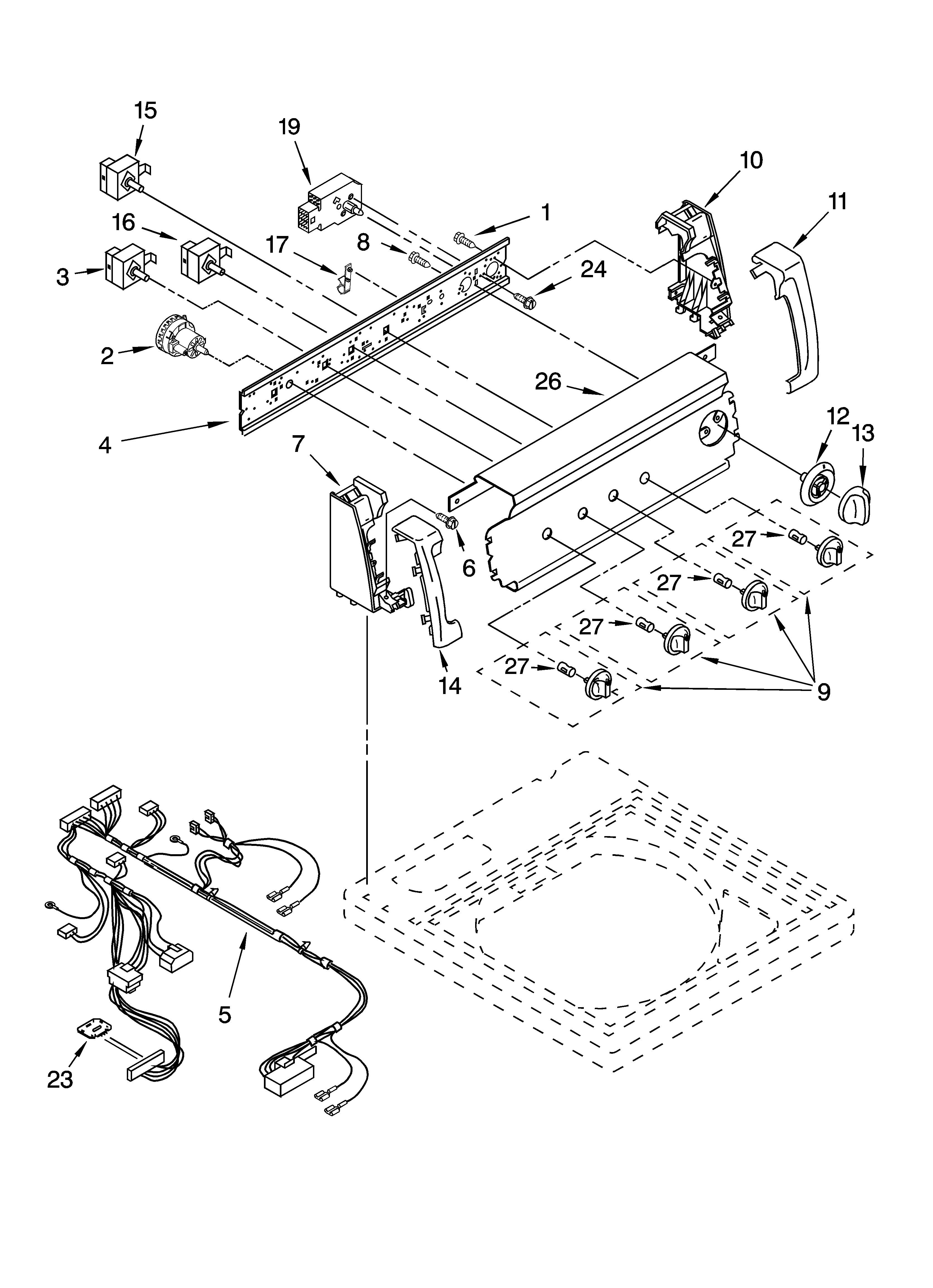 Control panel parts