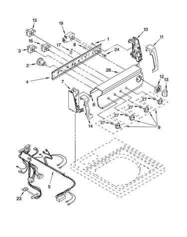 Control panel parts