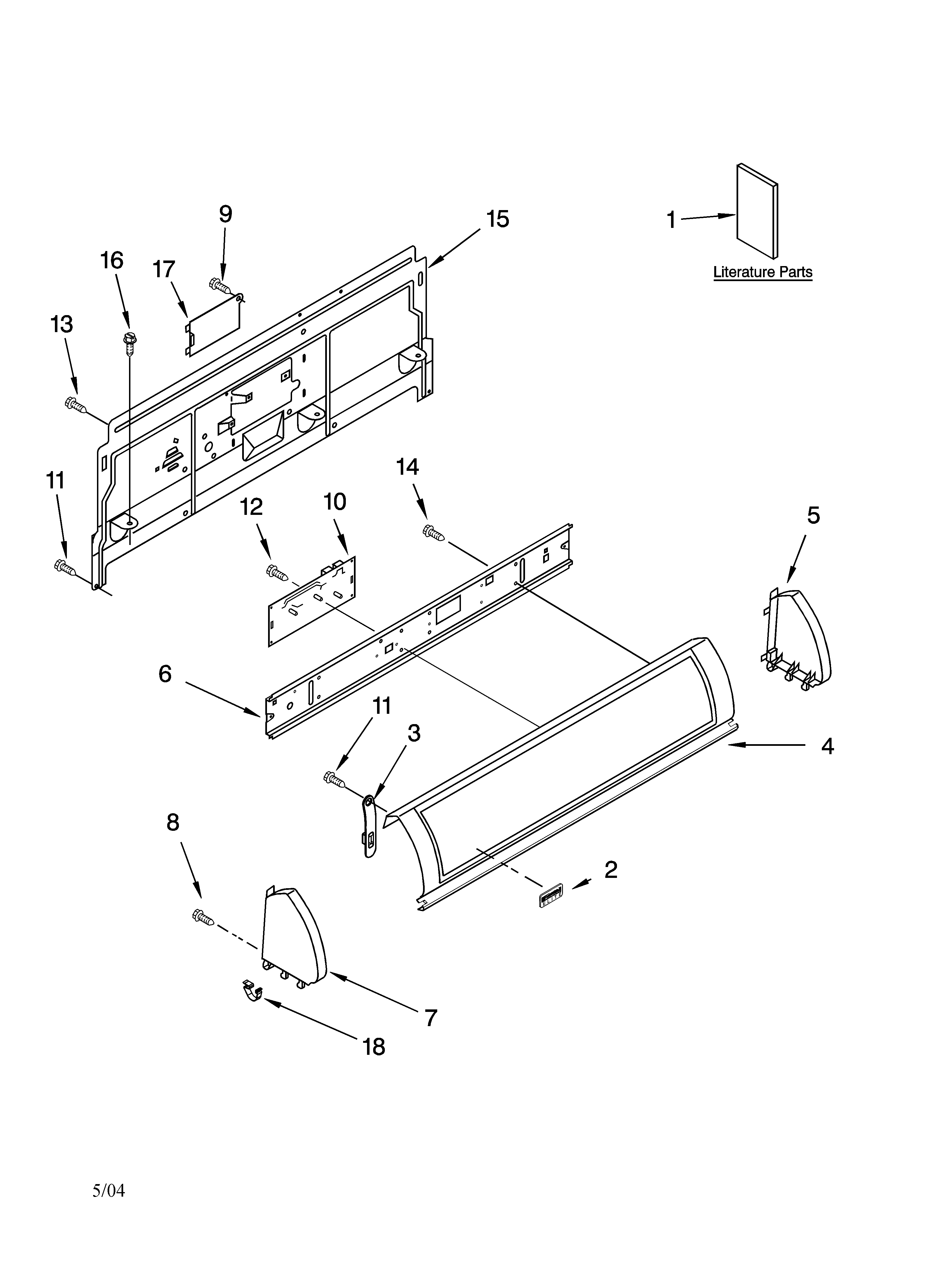 Console panel parts