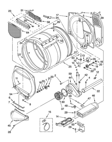 Bulkhead parts and optional parts (not included)