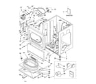 Kenmore 11062182103 lower cabinet and front panel parts diagram