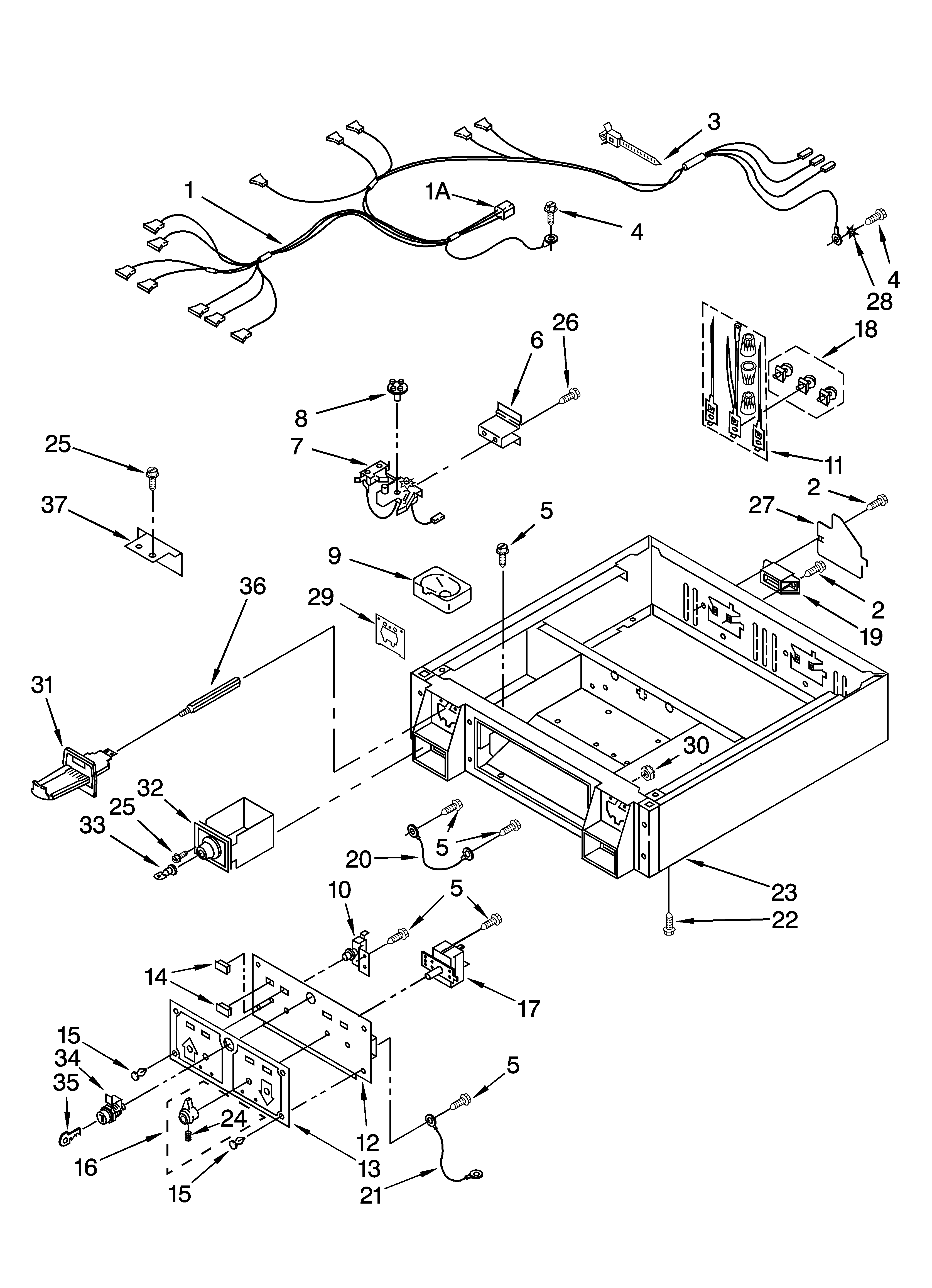 CONTROL PANEL AND SEPARATOR PARTS