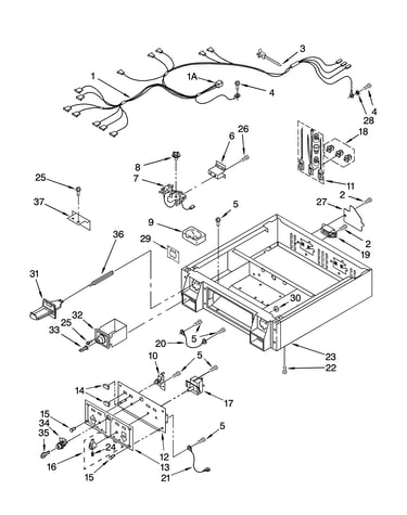 Control panel and separator parts