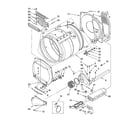 Kenmore 11062182103 upper and lower bulkhead parts and optional parts (not diagram