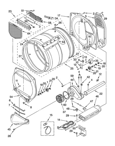 Bulkhead parts and optional parts (not included)