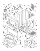 Cabinet parts and optional parts (not included)