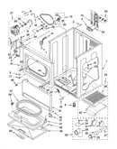 Cabinet parts and optional parts (not included)