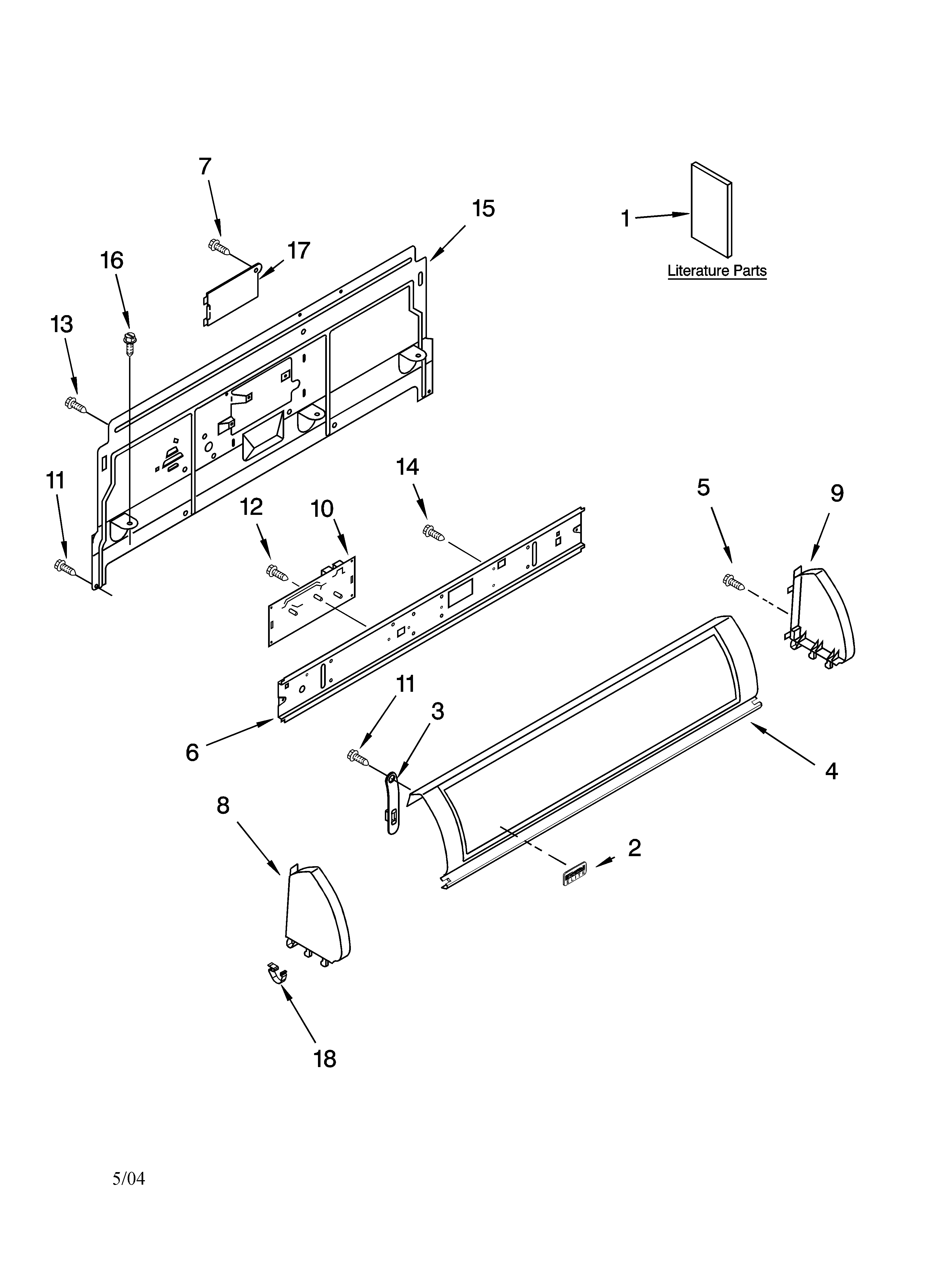 CONSOLE PANEL PARTS