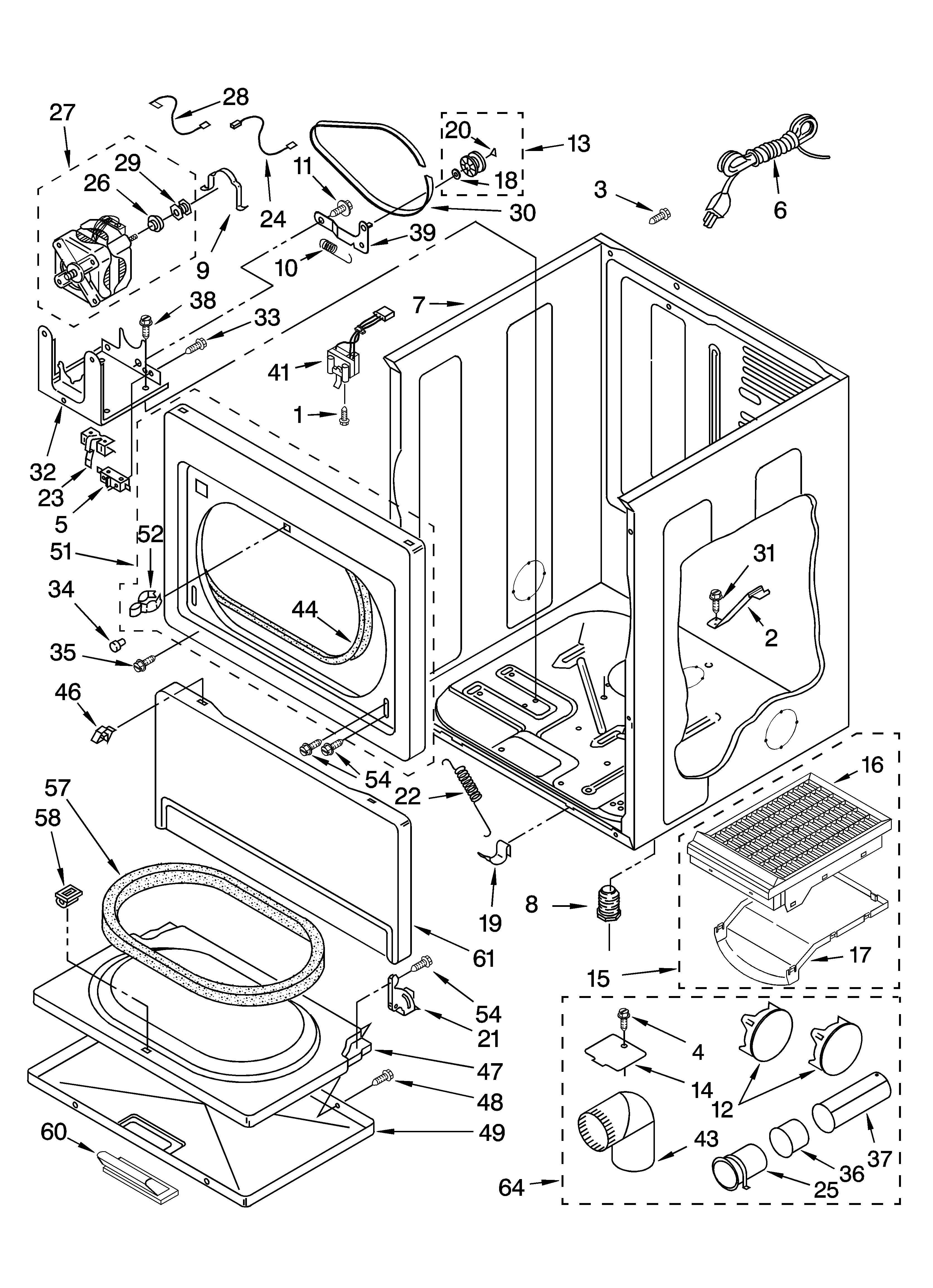 Cabinet parts