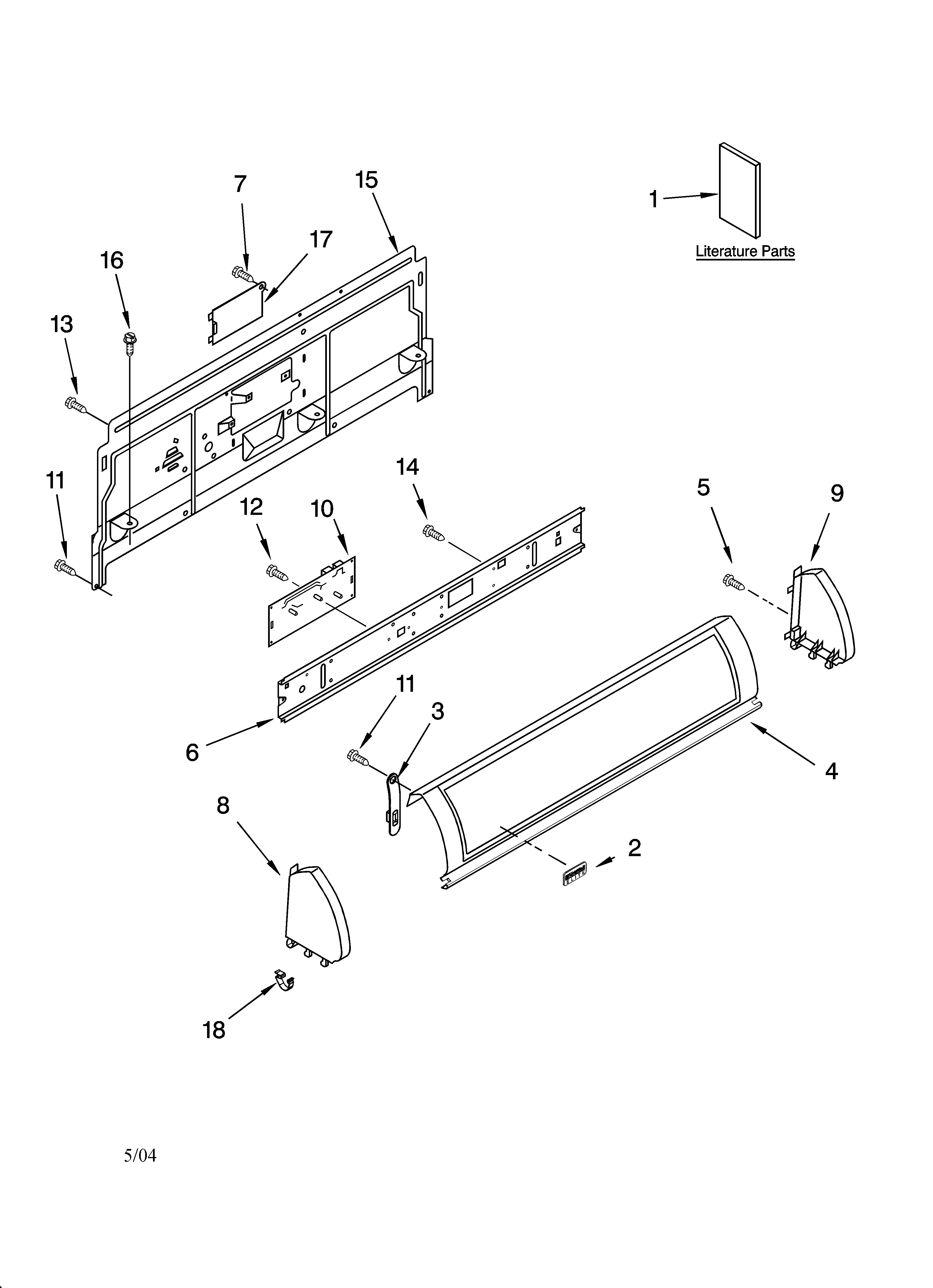 CONSOLE PANEL PARTS