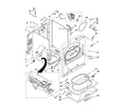Kenmore 11074602301 cabinet parts diagram