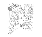 Kenmore Elite 11075924401 bulkhead parts and optional parts (not included) diagram