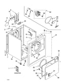 Cabinet parts and optional parts (not included)