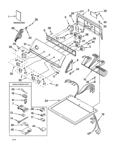 Top and console parts