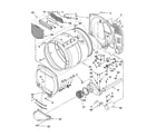 Kenmore 11074976301 bulkhead parts and optional parts (not included) diagram
