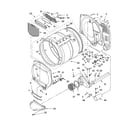Kenmore Elite 11075962401 bulkhead parts and optional parts (not included) diagram