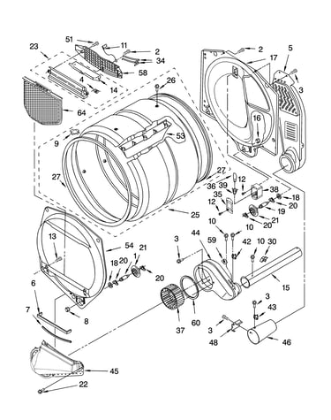 Bulkhead parts and optional parts (not included)