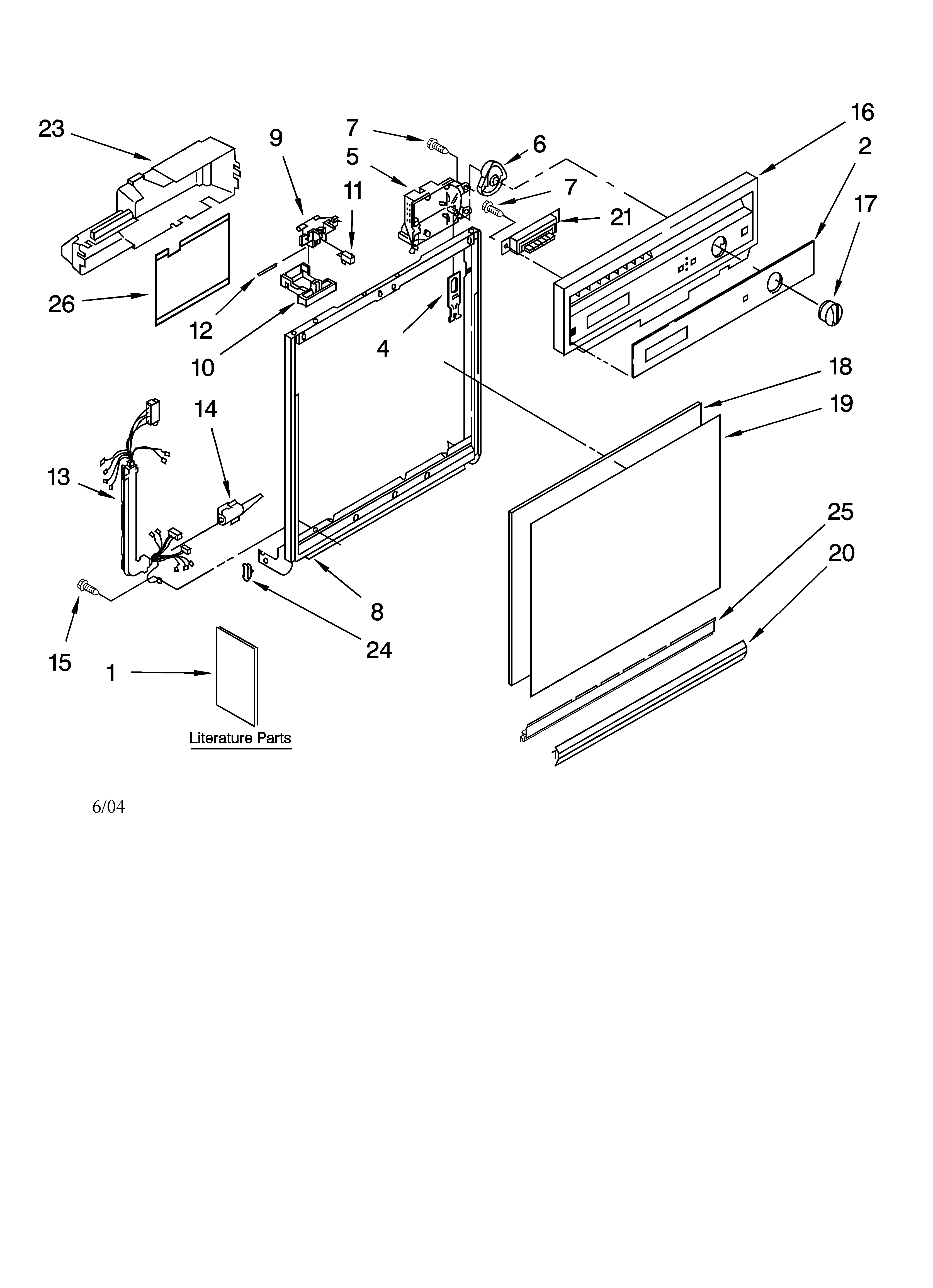 Frame and console parts