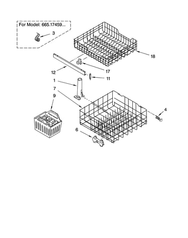 Dishrack parts