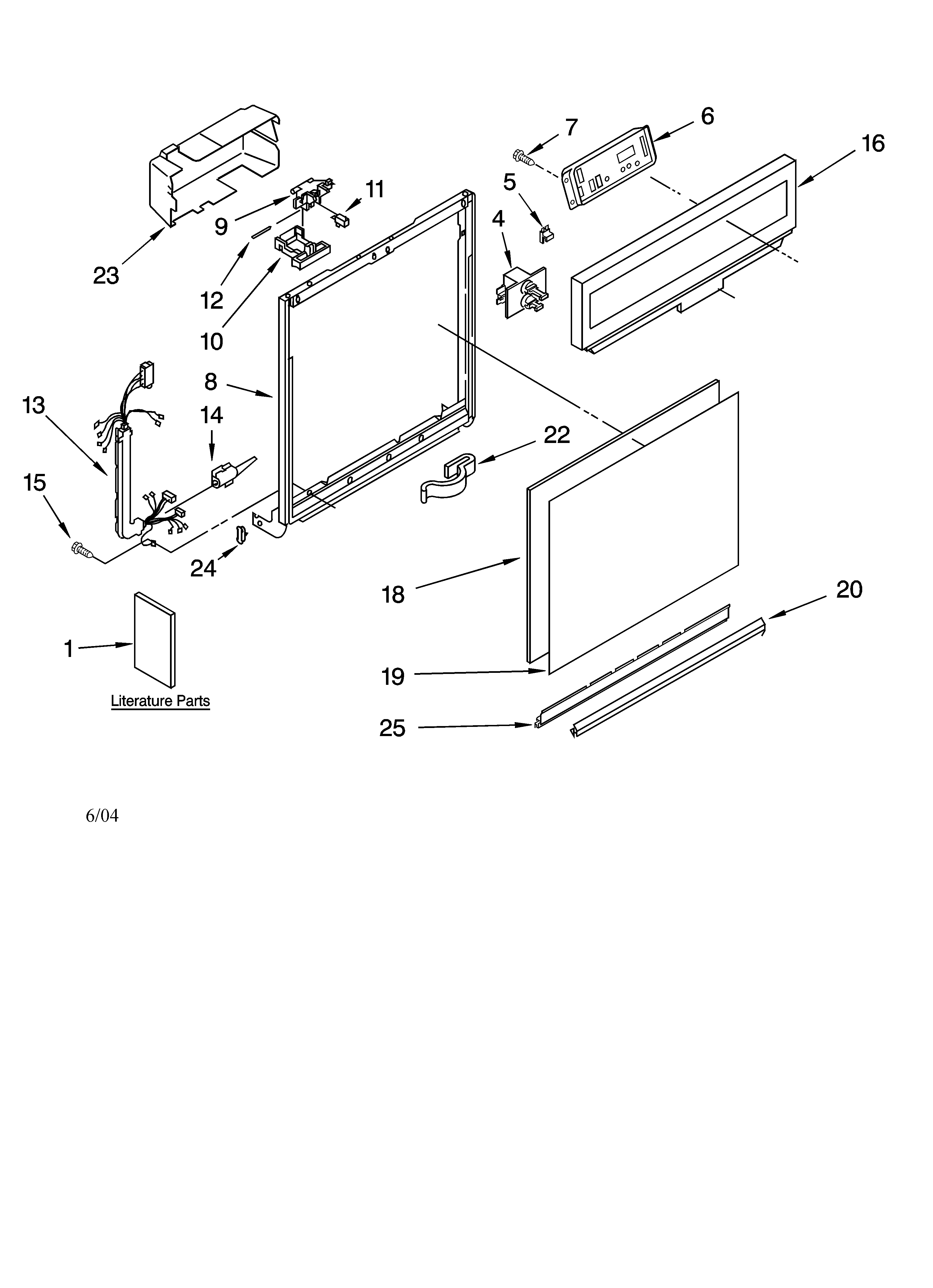 Frame and console parts