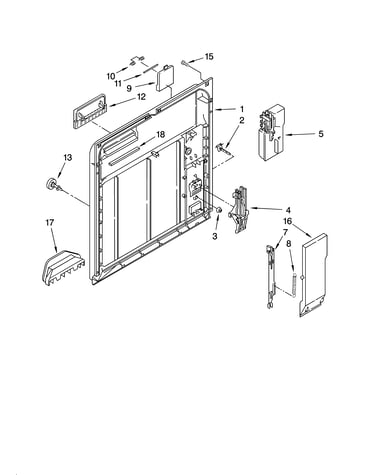 Inner door parts